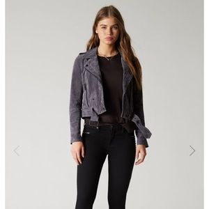BLANK NYC SUEDE MOTO JACKET